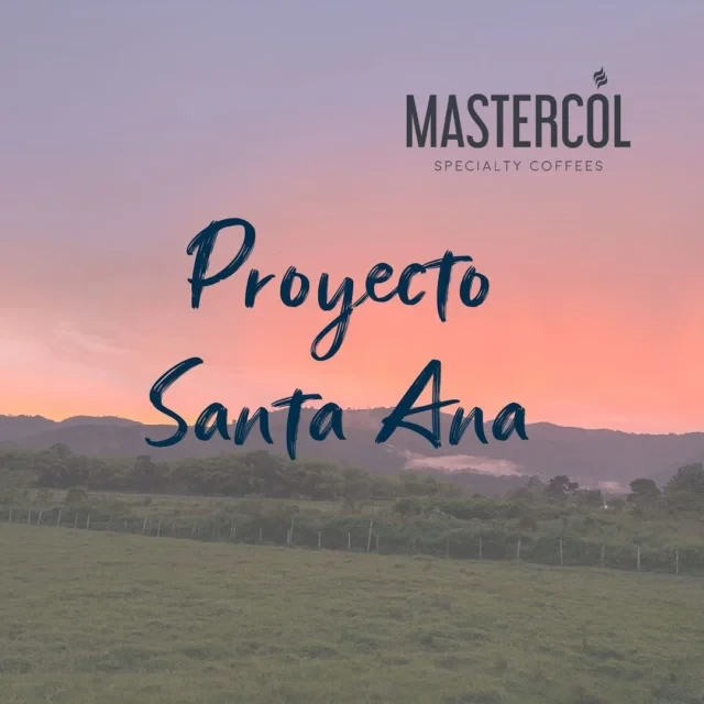Publicación del Proyecto Santa Ana sobre un paisaje cafetero